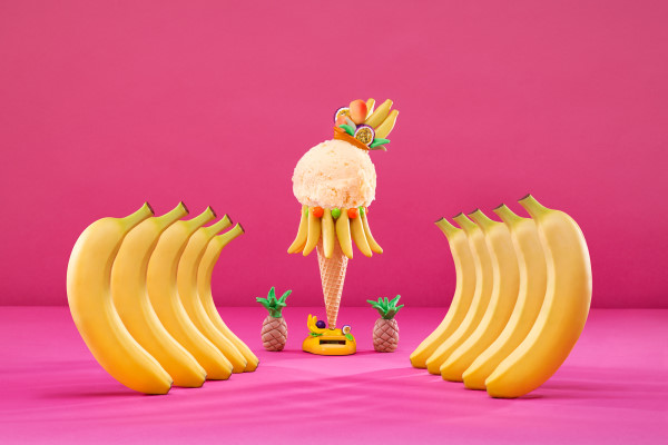 Mango, marakuja, banana Mango, marakuja, banana